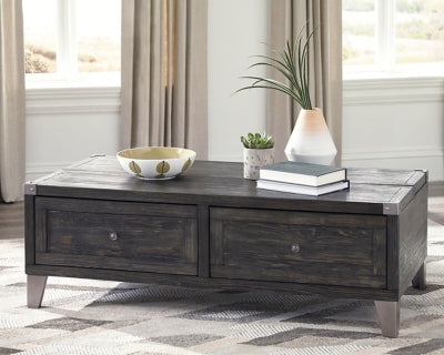 Mesa de centro Todoe con tapa elevable