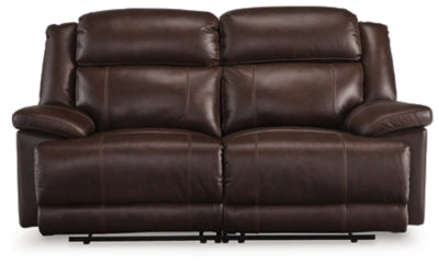 Loveseat seccional reclinable eléctrico de 2 piezas VonKurt