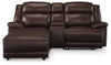 VonKurt 3-Piece Power Reclining Sectional Sofa with Chaise