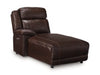 VonKurt Left-Arm Facing Power Reclining Back Chaise