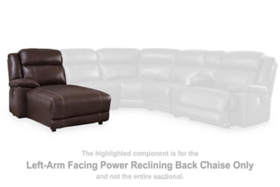 VonKurt Left-Arm Facing Power Reclining Back Chaise