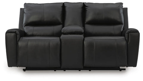 Danemere Reclining Loveseat with Console