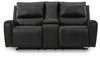 Danemere Reclining Loveseat with Console