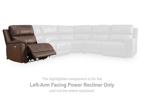 Beryton Left-Arm Facing Power Recliner