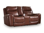 Momentum Moves Power Reclining Loveseat with Console