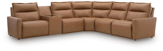 Arrington 6-Piece Power Reclining Sectional with Console