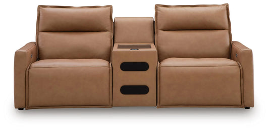 Arrington 3-Piece Power Reclining Sectional with Audio Console