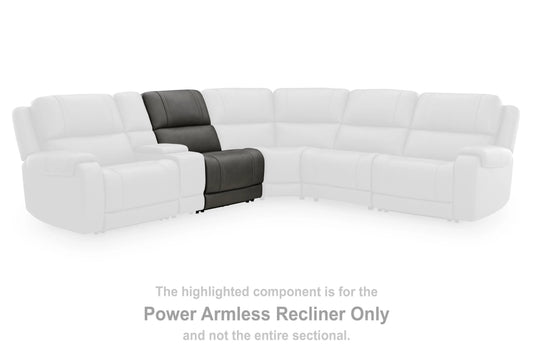 5Z-Harrenhurst Power Armless Recliner