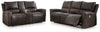 Sofá y loveseat reclinables eléctricos Boxmere