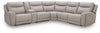 Gravier 6-Piece Power Reclining Sectional with Storage Console