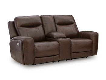 Gravier Power Reclining Loveseat with Console