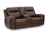 Gravier Power Reclining Loveseat with Console