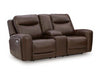 Gravier Power Reclining Loveseat with Console