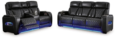 Sofá reclinable eléctrico y loveseat Boyington