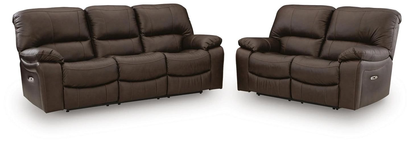 Sofá y loveseat reclinables eléctricos Leesworth