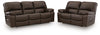 Sofá y loveseat reclinables eléctricos Leesworth