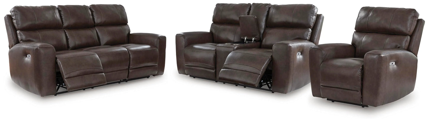 Beadel Power Reclining Sofa, Loveseat and Recliner