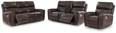 Beadel Power Reclining Sofa, Loveseat and Recliner