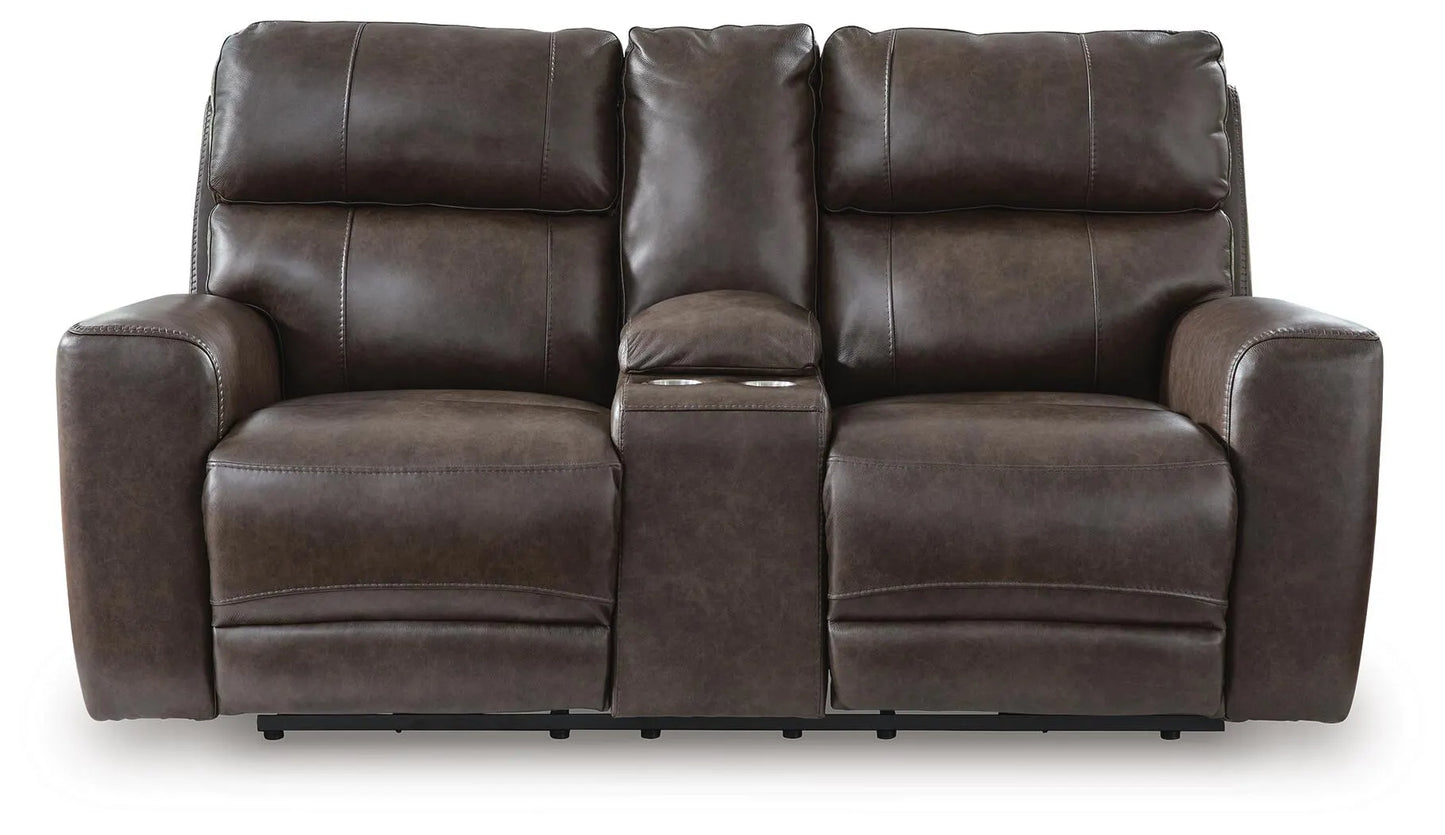 Beadel Power Reclining Loveseat with Console