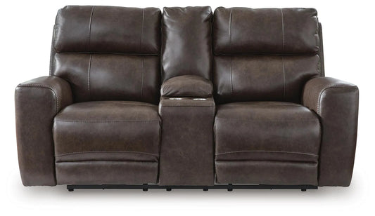 Beadel Power Reclining Loveseat with Console