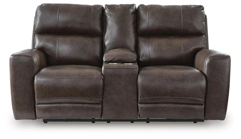 Beadel Power Reclining Loveseat with Console