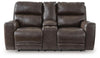 Beadel Power Reclining Loveseat with Console