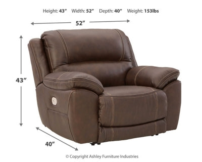 Sillón reclinable eléctrico Dunleith