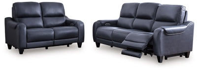 Sofá y loveseat reclinables eléctricos Mercomatic