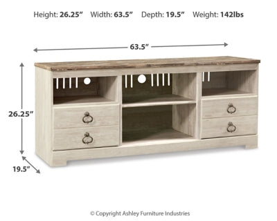 Mueble para TV Willowton de 64"
