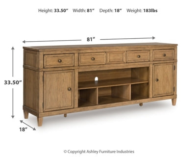 Soporte para TV Sharlance de 81"